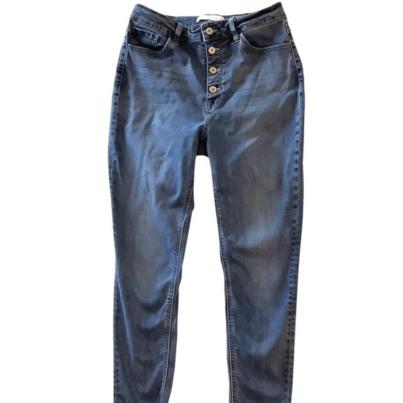Kancan Buttonfly High-Rise Ankle Skinny Jeans Size 11/29 - Picture 1 of 10